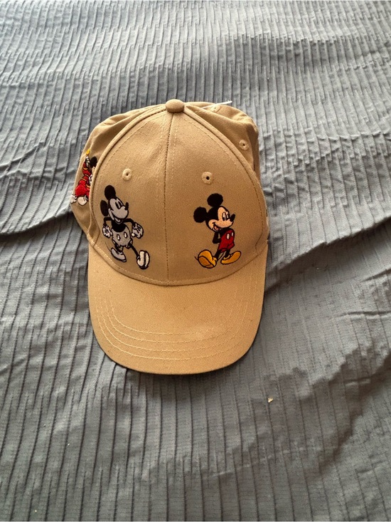 Disney Other - Disney Tan Baseball Cap with Embroidered Mickey Mouse